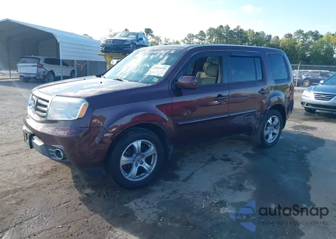 2014 Honda Pilot Ex-L from USA, damaged, VIN 5FNYF3H55EB015749